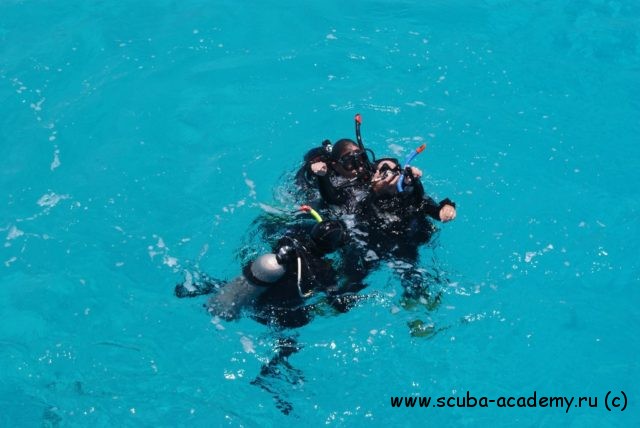PADI Rescue Diver экзамен в открытой воде