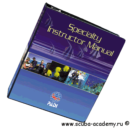 Specialty Instructor PADI manual