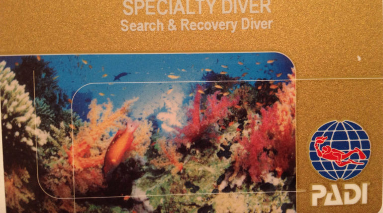 Search and Recover PADI card