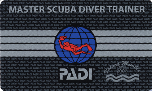 PADI Master Scuba Diver Trainer